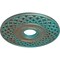 Ekena Millwork Robin Ceiling Medallion (Canopies up to 6 1/4"), 22 1/4"OD x 4 3/4"ID x 1 1/4"P, Copper Green Patina CM22RBCGS - alternate 3